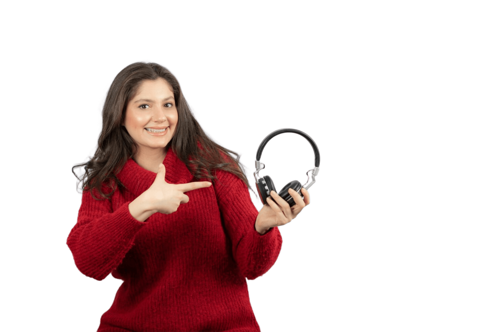 young-woman-red-sweater